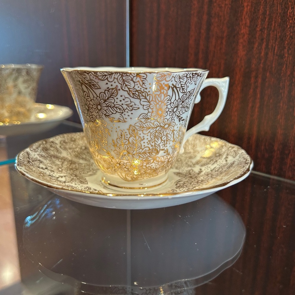 Colclough Bone China Cup and Saucer Made in England